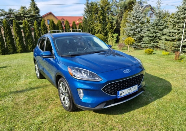 Ford Kuga cena 117000 przebieg: 18000, rok produkcji 2022 z Poręba małe 497